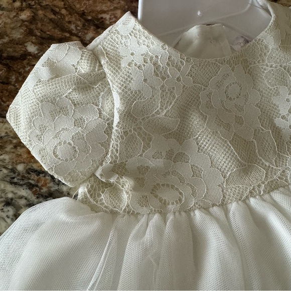 NWT Biscotti Baby White Formal Dress 0/3 Months - Picture 3 of 8